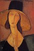 Портрет Жанны Эбютерн в большой шляпе, Амедео Модильяни.jpg