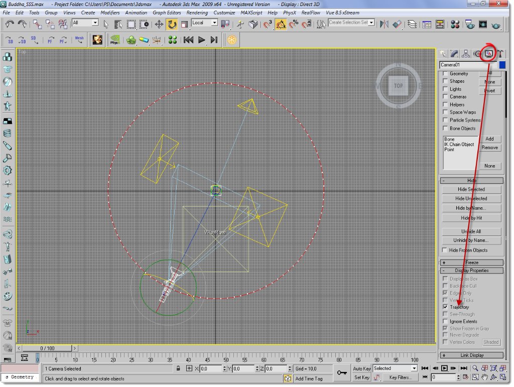 Как все точки выровнять по одной оси в 3ds max